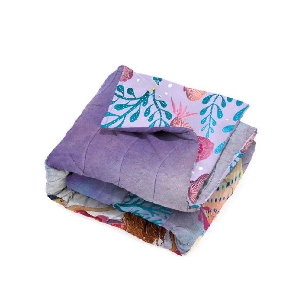 Disney The Little Mermaid Kids' live action girls comforter  twin seashells